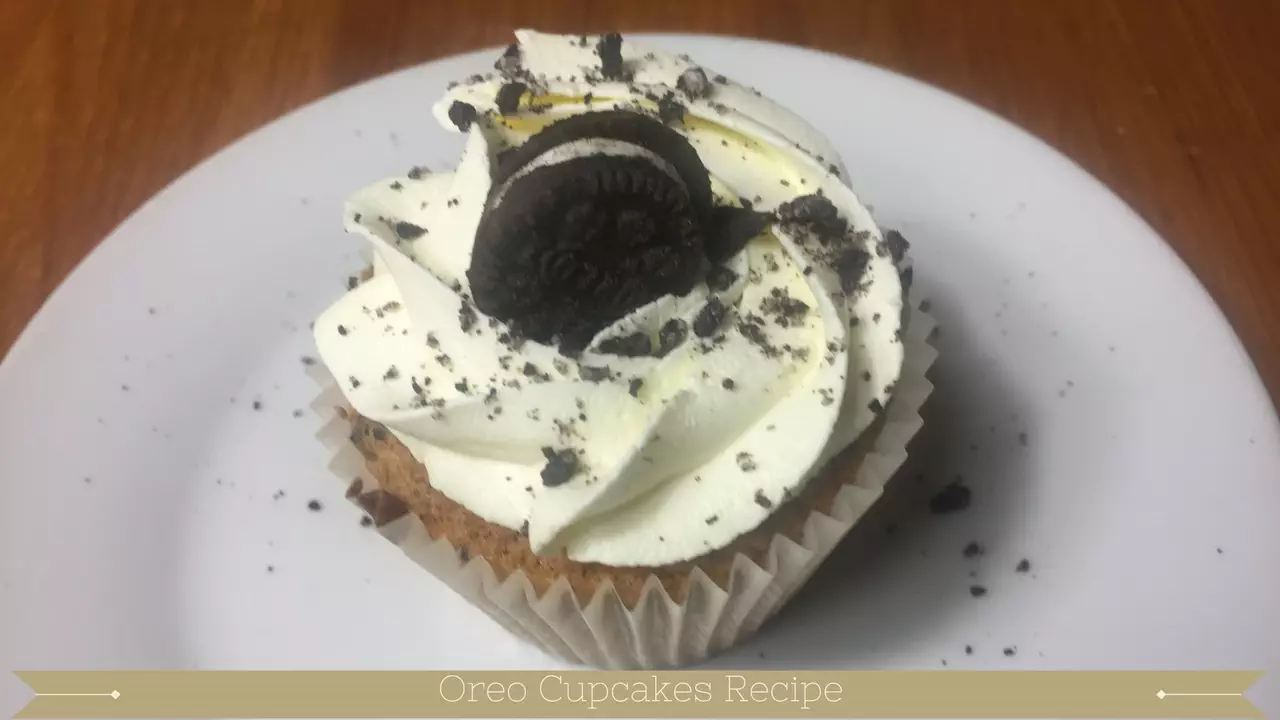 Oreo cupcakes : Oreo cupcakes recipe