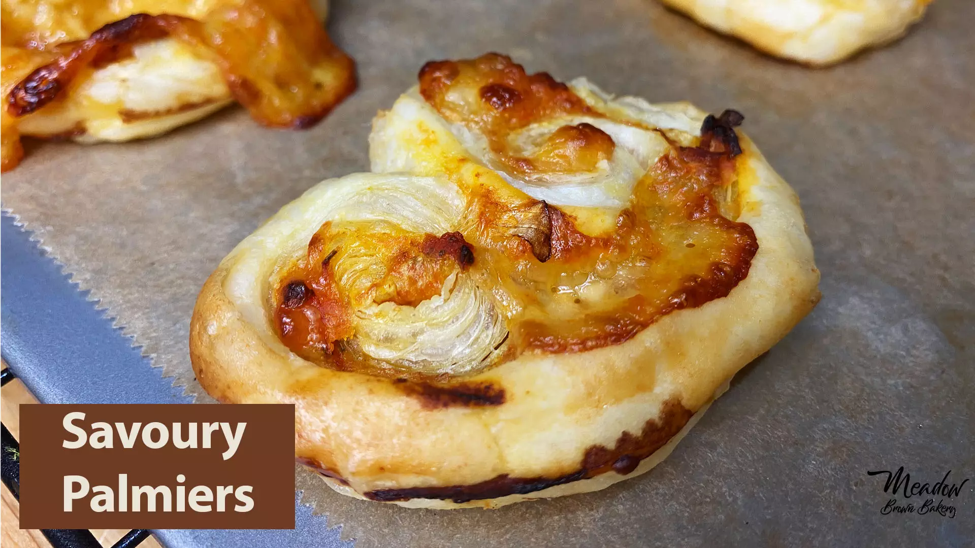 Savoury palmiers : Puff pastry palmiers