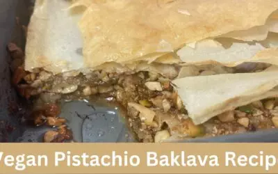 Vegan pistachio baklava recipe