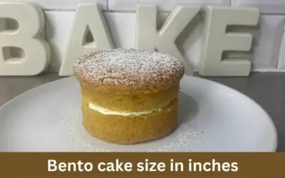 Bento cake size in inches : Korean lunchbox cake recipe