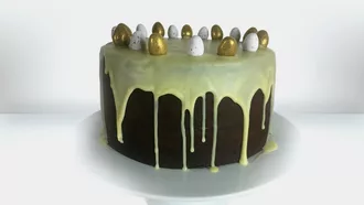 How to ganache and drip ganache on a cake